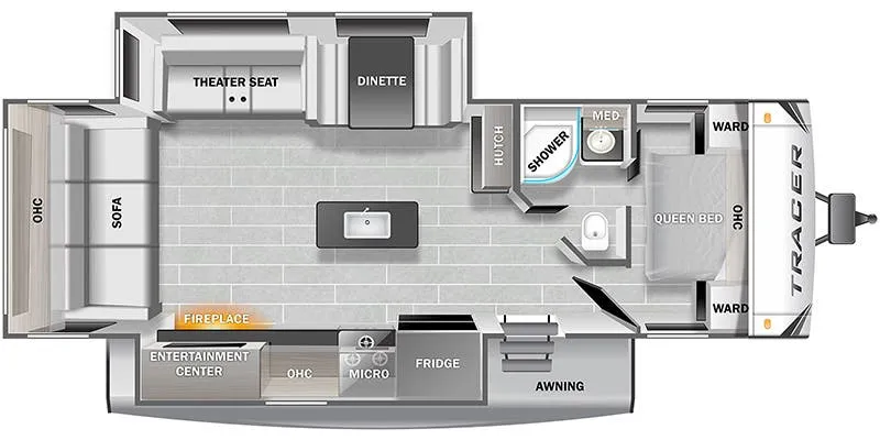 Prime Time Tracer 29RLS floor plan