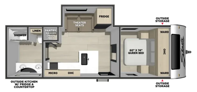 Coachmen Shasta I-5 5 526RBS floor plan