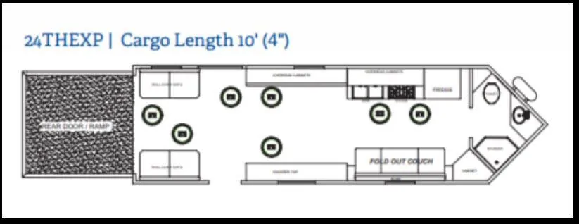 Glacier TH 24THEXP floor plan