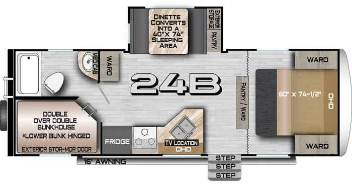 Northwood Nash Camp 24B floor plan