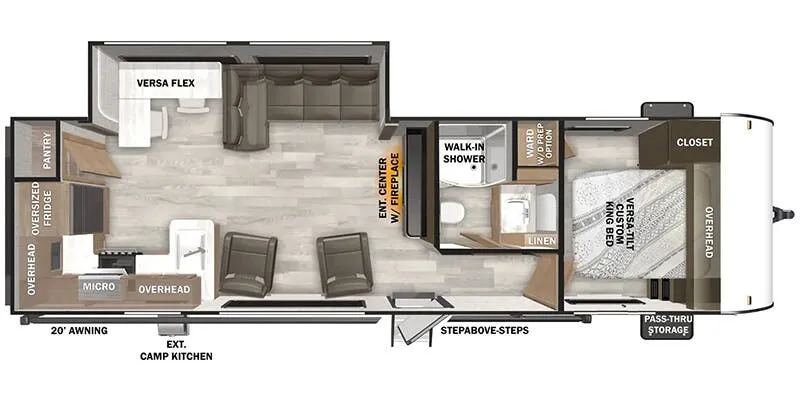 2027 Forest River Salem 27RK - Floor plan