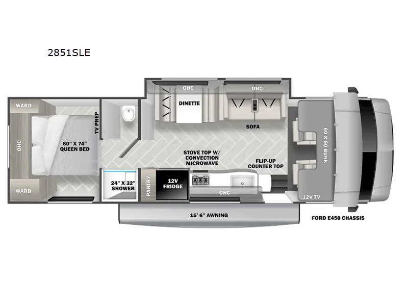 2024 Forest River Forester 2851SLE - Floor plan