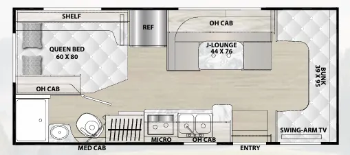 Coachmen Cross Trail XL 22XG floor plan