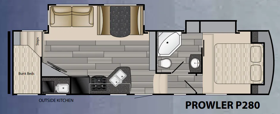 Heartland Prowler P280 floor plan