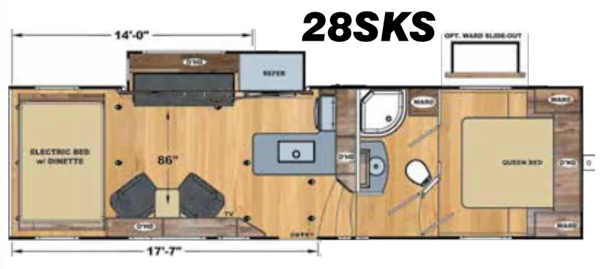 Eclipse Stellar 28SKS floor plan