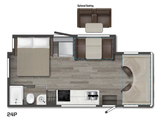 Winnebago Porto 24P floor plan