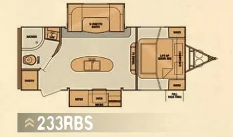 Cruiser RV Fun Finder 233RBS floor plan
