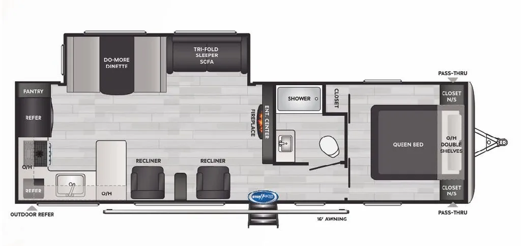 2023 Keystone Springdale 293RK floor plan