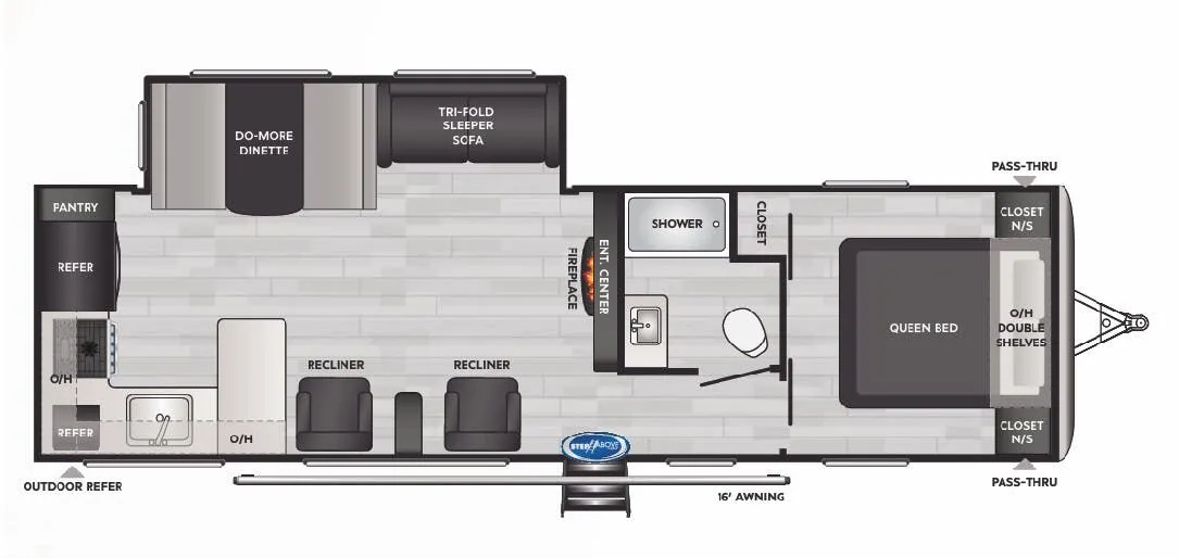 2023 Keystone Springdale 293RK - Floor plan