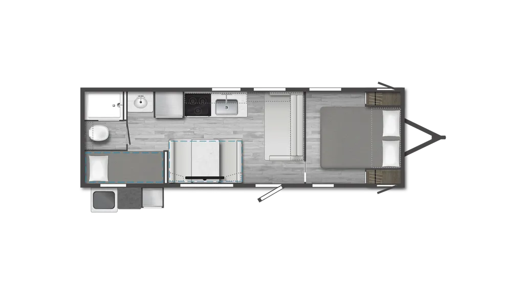 2024 Winnebago Access 26BH floor plan