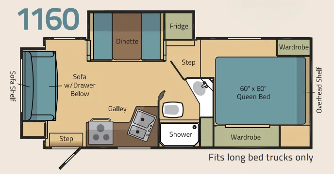Adventurer Eagle Cap 1160 floor plan