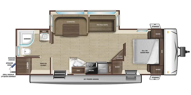 Starcraft Super Lite 252RB floor plan