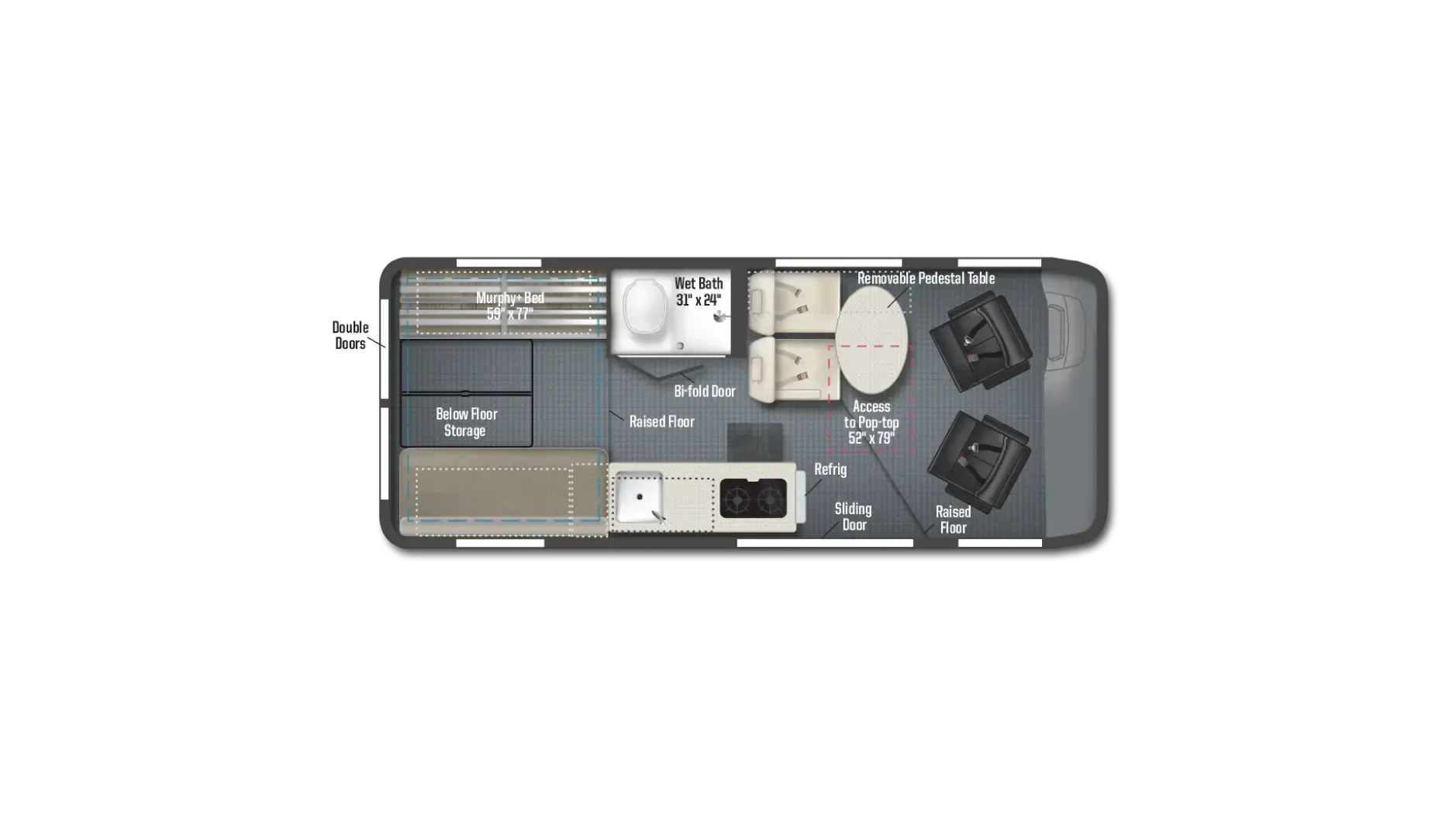 Winnebago Solis NPF 59P floor plan