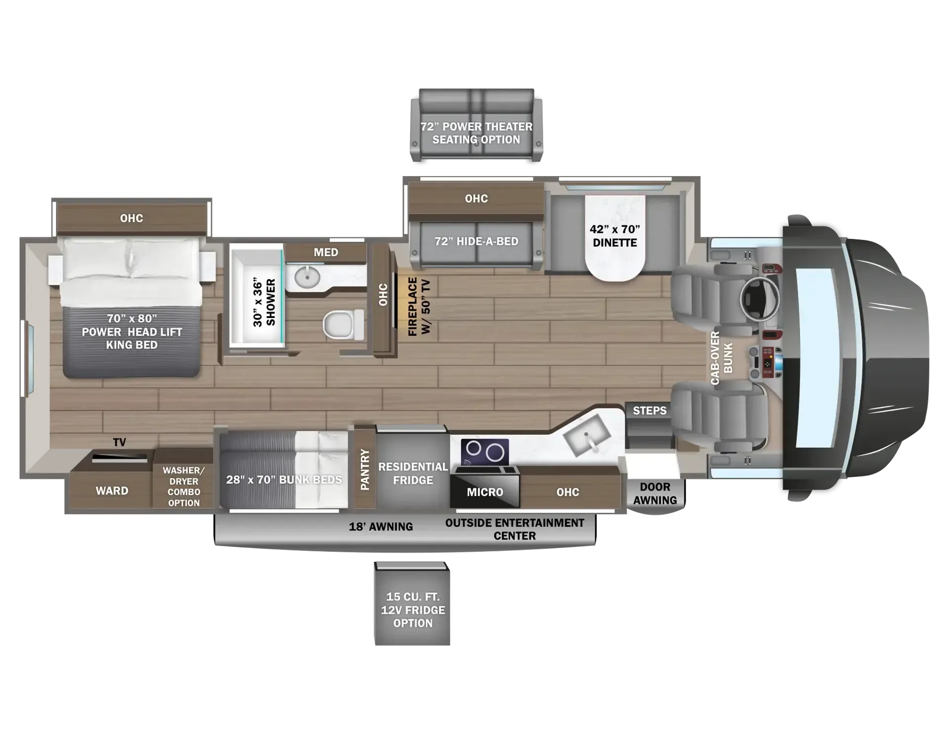 Entegra Coach Accolade 37L floor plan
