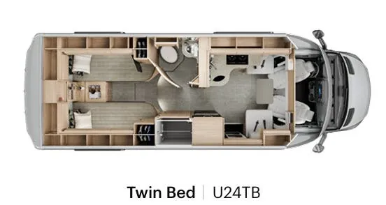 Leisure Travel Unity U24TB floor plan