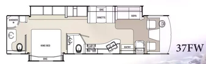 Coachmen Encounter 37FW floor plan