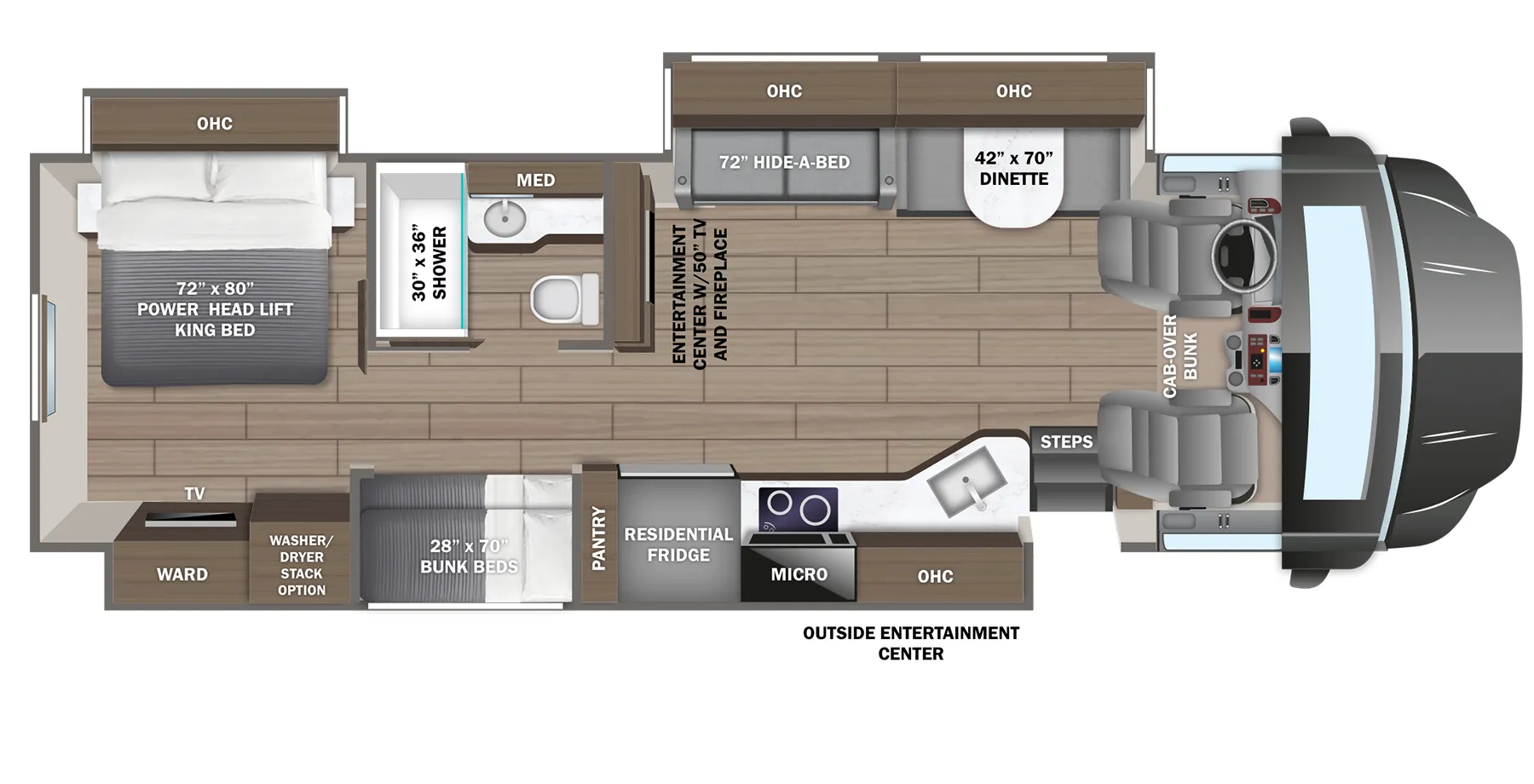 2027 Jayco Seneca Prestige 37L - Floor plan