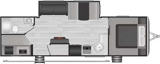 Keystone Springdale 280BHWE floor plan