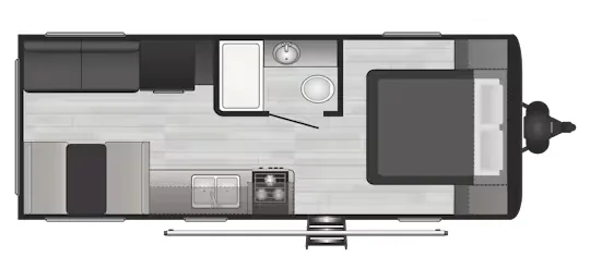 Keystone Hideout LHS 202RD floor plan