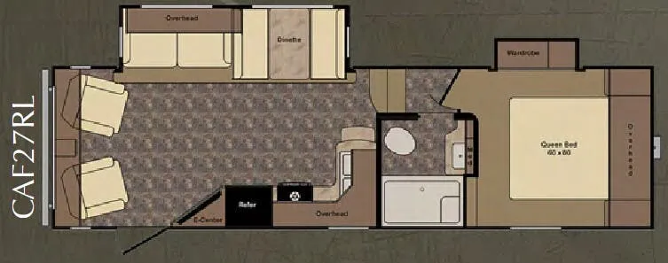 CrossRoads Cruiser Aire CAF27RL floor plan