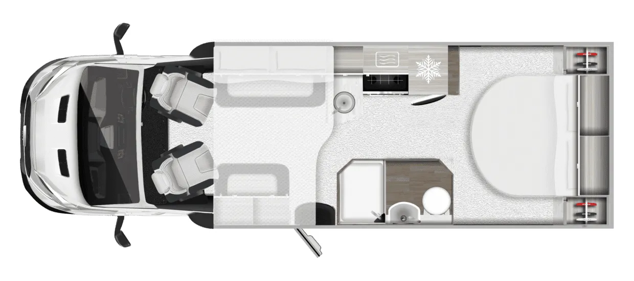 Auto-Trail F-Line F74 floor plan