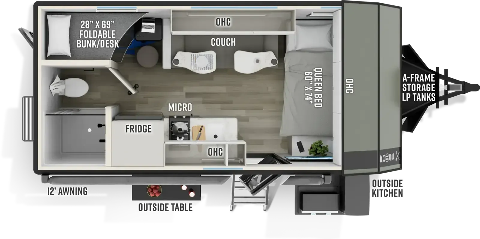 Palomino Pause Restart Edition R17BH floor plan