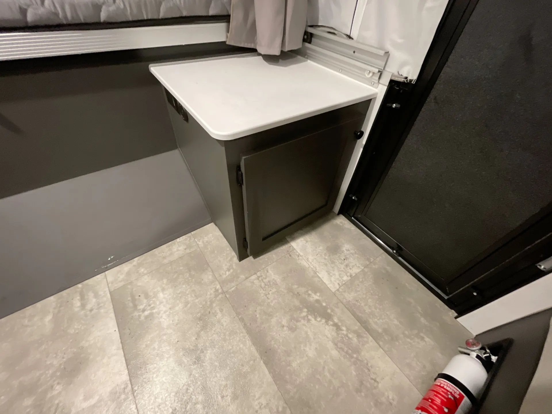2026 Forest River Rockwood Off The Ground 16OTG — fridge open