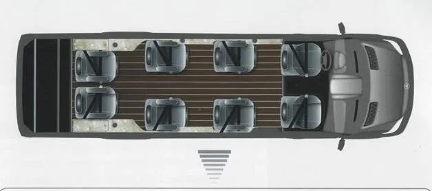 Airstream Autobahn BASE floor plan