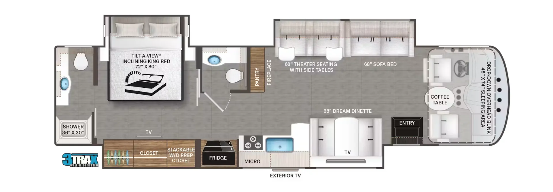 Thor Motor Coach Indigo HH36 floor plan