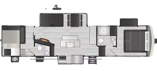 Keystone Arcadia 3570LT floor plan