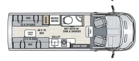 Coachmen Beyond 22D floor plan