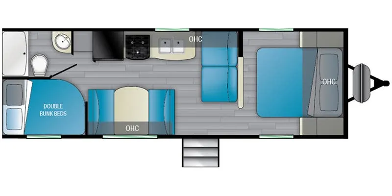 Heartland Trail Runner TR 251 BH floor plan