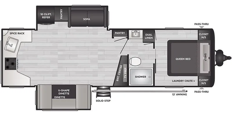 Keystone Springdale East 281RK floor plan
