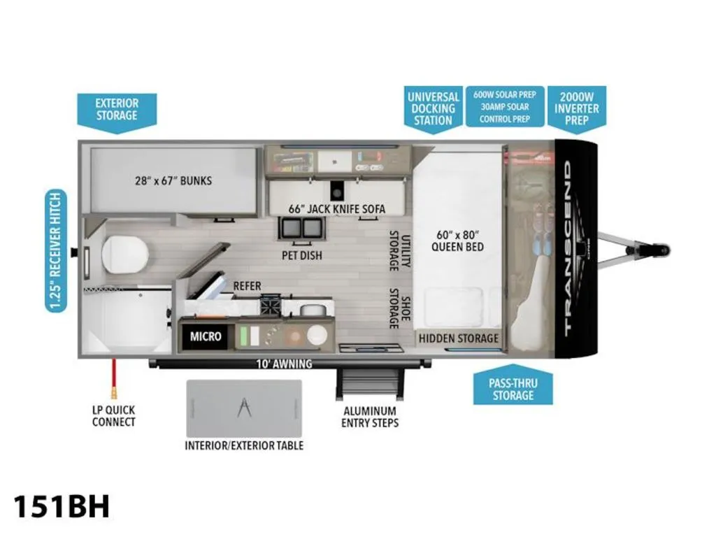 2026 Grand Design Transcend One 151BH - Photo 3