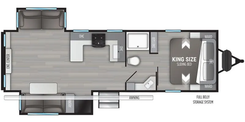 2021 Cruiser RV MPG MPG 2780RE floor plan
