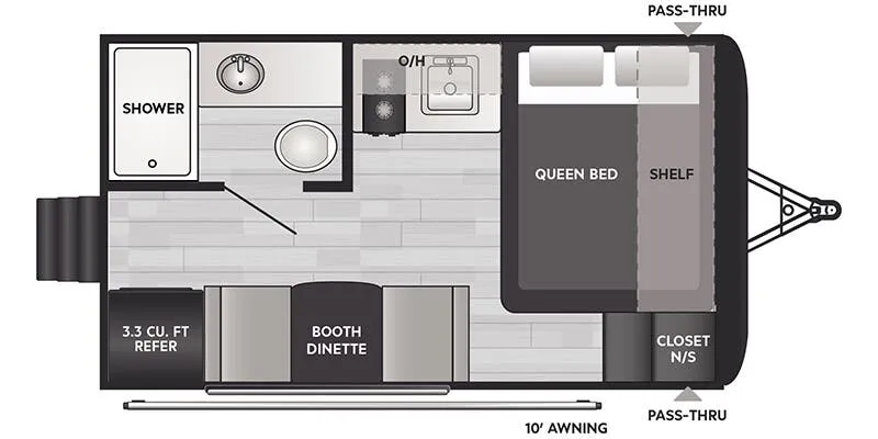 2025 Keystone Springdale Classic Single 1400RE floor plan
