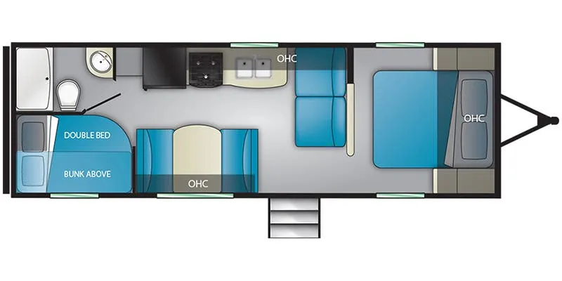 Heartland Pioneer PI BH 250 floor plan