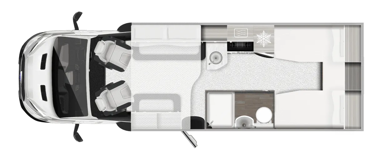 Auto-Trail F-Line F70 floor plan