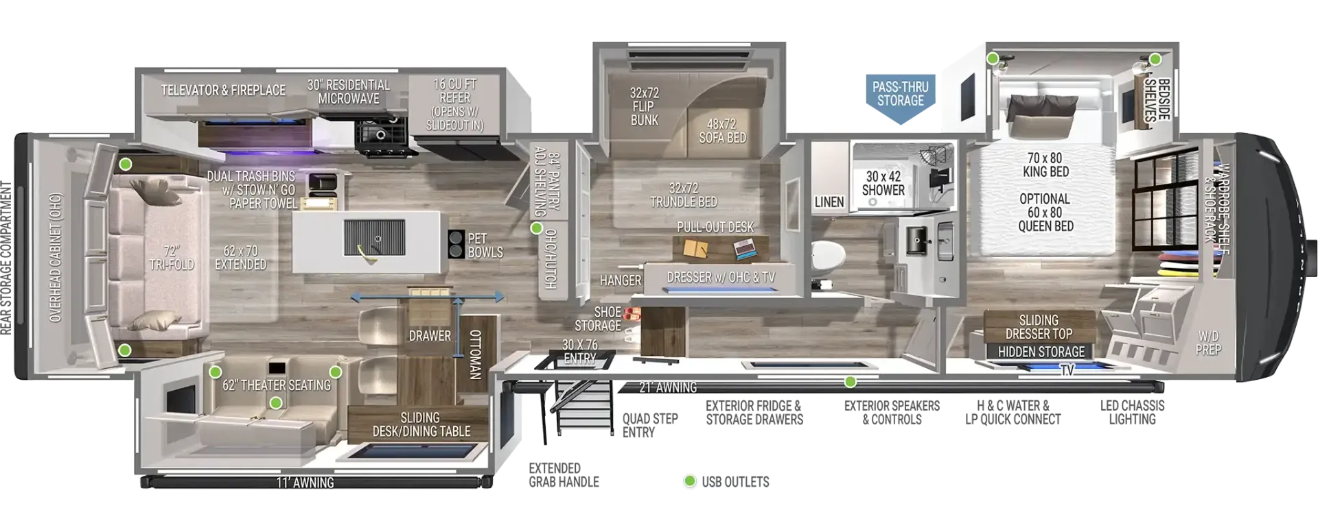 2025 Brinkley BRINKLEY USED   3610 - Floor plan