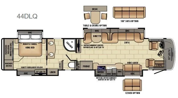 Entegra Coach Anthem 44DLQ floor plan