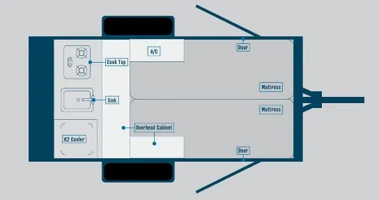 Bontrager Outdoors Compact 10HD floor plan