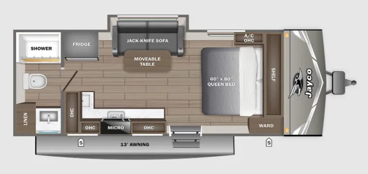 2027 Jayco Jay Flight 180LKW - Floor plan