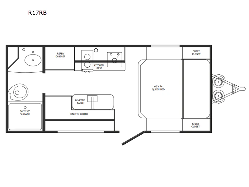 2026 Palomino Pause Restart Edition R17RB - Floor plan