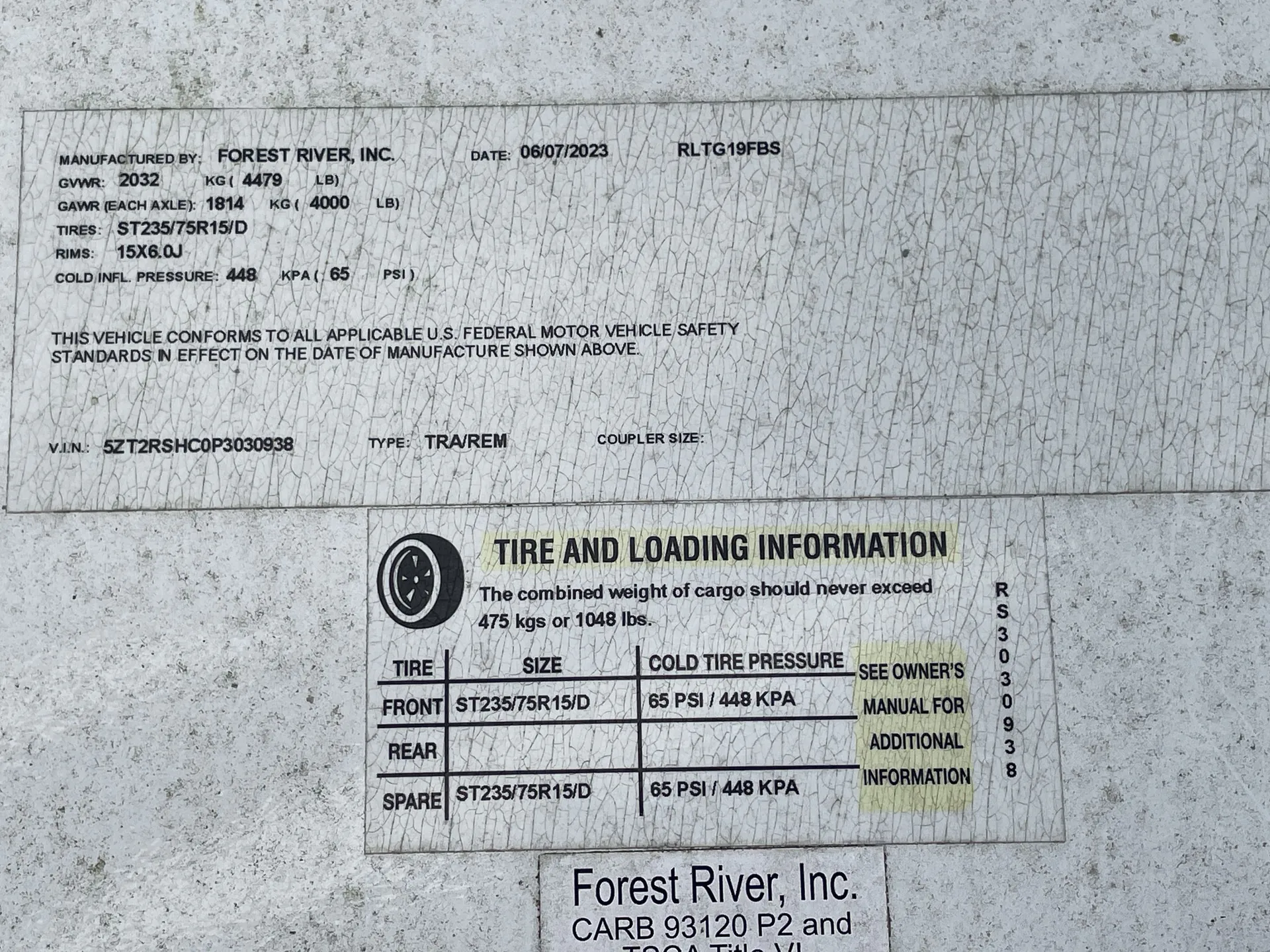 2023 Forest River Rockwood Geo Pro 19FBS — backside