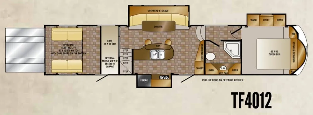 2013 CrossRoads Elevation TF4012 - Floor plan