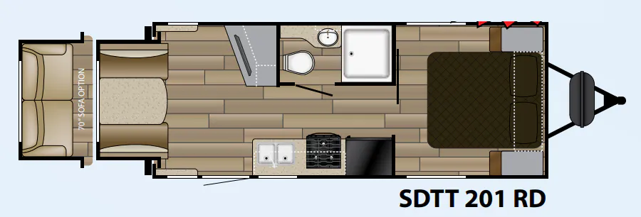 Heartland Sundance 201RD floor plan