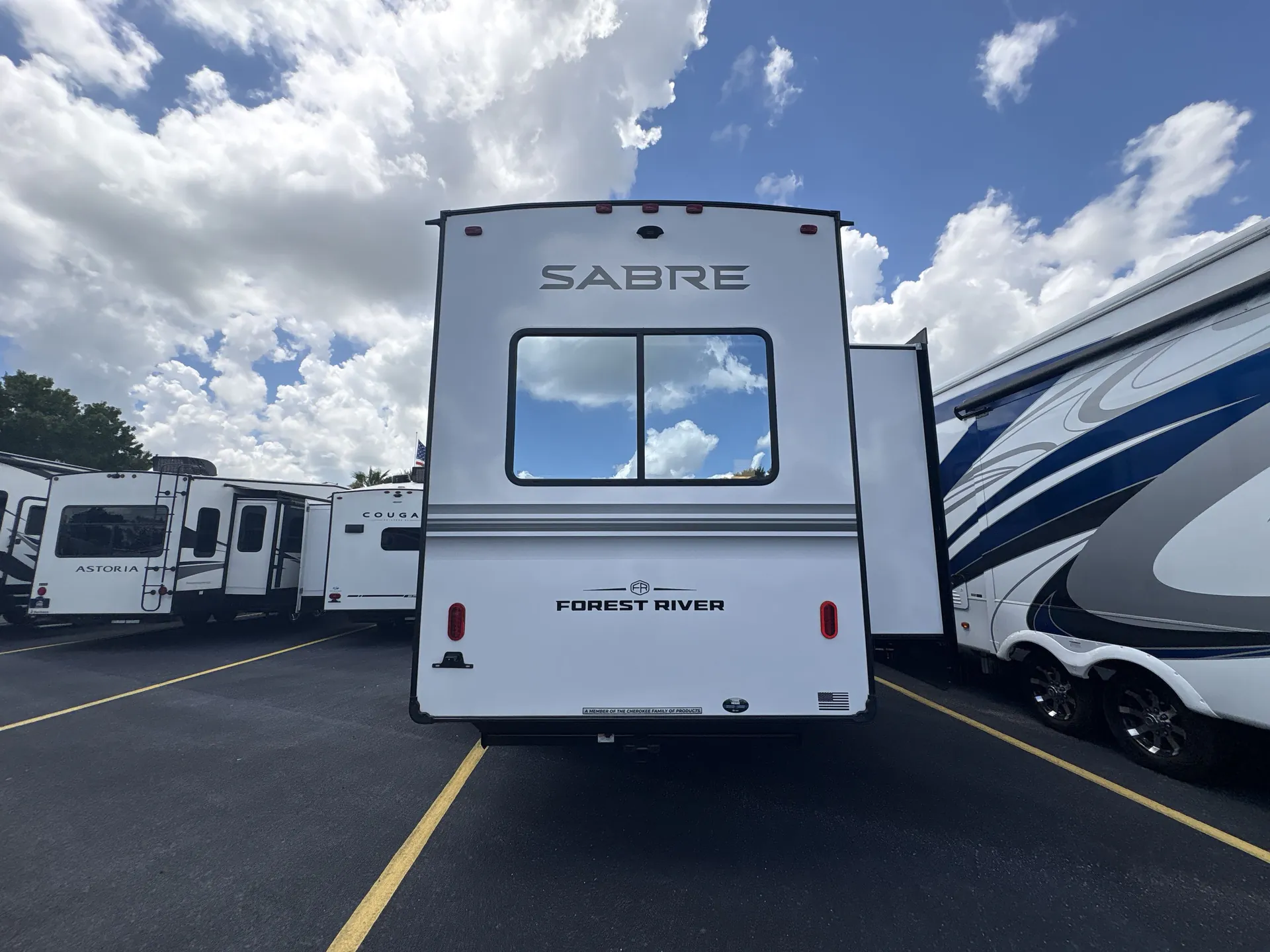2027 Forest River Sabre 36EST — backside