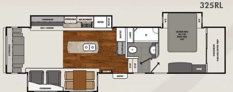 Coachmen Brookstone 325RL floor plan