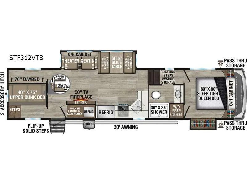2026 Venture RV SportTrek 312VTB - Photo 2