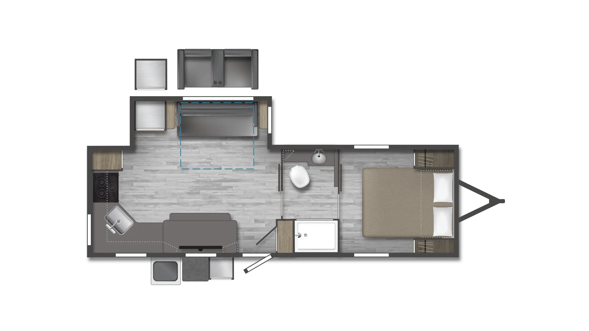 Winnebago Minnie 2630MLRK floor plan